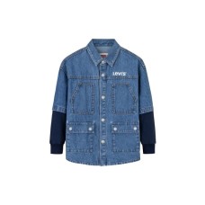 Levis Grade School Shirts Lake Gray Blue, M
