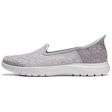 Skechers Durable Breathable Low-Top Casual Shoes Women's Lavender Фиолетовый, 39