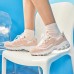 Skechers D'lites Fashion Sneakers Pink/White Women's 35
