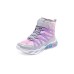 Skechers Sweetheart Lights Durable Cushioning Kids Lifestyle Shoes Purple Gray Teenagers 35