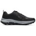 Skechers Cushioning Anti-Slip And Wear-Resistant Low-Top Casual Shoes Men's Black Gray Black Gray, 41