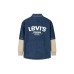Levi’s Comfortable Mock Two-Piece Shirt Coat Lake Bottom Blue Children Aged 3-7 Years Old Blue at the bottom of the lake, 5