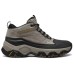 Skechers OUTDOOR MENS Anti-Slip Wear-Resistant Mid-Top Casual Shoes Men's Gray Серый черный, 45