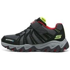 Skechers Wear-Resistant Slip-Resistant Low-Top Kids' Outdoor Shoes Black Teenagers Черный, 39