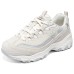 Skechers D'LITES 1.0 Slip Resistant, Abrasion Resistant, Cushioning, Breathable Low Top Chunky Sneakers Women's White Белый, 35