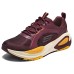 Skechers Cushioning Breathable Low-Top Running Shoes Men's Red Gold Burgundy/Gold, 42.5