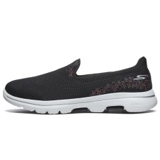 Skechers Go Walk 5 Cushioned Anti Slip Wear Resistant Breathable Lightweight Low Top Casual Shoes Women's Black 35