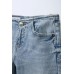 Джинсы flare без пояса ZARA Голубой, 6/7 лет (года) (122 cm)