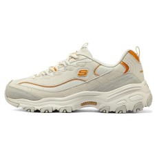Skechers Chunky Sneakers Women's Low-Top Natural/Orange, 37