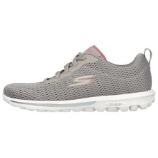 Skechers GO WALK Anti Slip Wear Resistant Low Top Casual Shoes Women's Linen Gray Linen Gray, 35