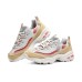 Skechers D'Lites 1.0 Chunky Sneakers Women's Low-Top White/Yellow/Red 37