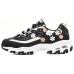 Skechers D'LITES 1.0 Anti-Slip And Wear-Resistant Breathable Low-Top Casual Shoes Women's Black White 35.5