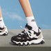 Skechers D Lites 2.0 Sneaker Black/White/Grey Women's 36