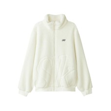 Skechers Velvet-feel Coat Unisex White Белый, XL