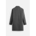 Пальто из смесовой шерсти ZARA Серый, XS