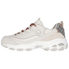 Skechers Slip Resistant Low Top Casual Shoes Women's Gray Gold Gray Gold, 36.5