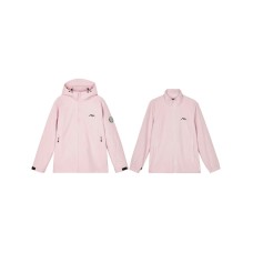 Skechers Water-Resistant Windproof UV Protection Windbreaker Jacket Unisex Sweet Litchi Pink Sweet Litchi Pink, L
