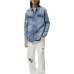ZARA Denim Jackets Men Blue Синий, S
