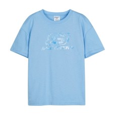 Skechers Short Sleeved T Shirt Blue Bell Color Kids' Blue Bell Color, 160