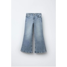 Джинсы flare без пояса ZARA Голубой, 6/7 лет (года) (122 cm)