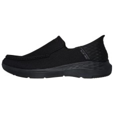 Skechers Slip Ins Anti Slip Wear Resistant Low Top Casual Shoes Men's Black Черный, D-Width, 43
