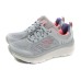 Skechers D'lux Walker Cushioning Slip Resistant Low Top Casual Shoes Women's Silver Pink Розовый, 36.5