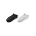 Skechers Sports Alliance Series Ankle Socks Unisex 2 Pack 2 Pack (Shiny Black/Gray), S