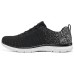 Skechers Cushioning, Slip Resistant, And Abrasion Resistant Low Top Casual Shoes Women's Black White Черно-белый, 35.5
