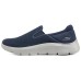 Skechers Go Walk Fle Cushioned Anti-Slip And Wear-Resistant Lightweight Low-Top Casual Shoes Men's Navy 44.5