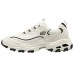 Skechers D'LITES 1.0 Cushioning Anti-Slip And Wear-Resistant Low-Top Chunky Sneakers Men's Ecru 41.5