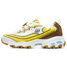 Skechers Spongebob X D'Lites 'Yellow Brown' Women's 37