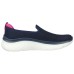 Skechers Go Walk 5 Anti-Slip And Wear-Resistant Cushioning Breathable Rebound Low-Top Casual Shoes Women's Marine Blue 39.5