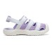 Skechers Anti Slip Wear Resistant Children's Sandals White Purple Teenagers 35