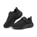 Skechers Slip Resistant, Abrasion Resistant, Breathable Low Top Kids' Running Shoes Black Kids' Черный, 28.5