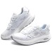 Skechers Cushioning Wear-Resistant Low-Top Running Shoes Women's White Silver Белый, 39