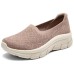 Skechers Go Walk Fle Cushioning Wear-Resistant Breathable Lightweight Rebound Low-Top Casual Shoes Women's Brown Коричневый, 38