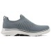 Skechers MEN'S GO WALK Anti-Slip Wear-Resistant Low-Top Running Shoes Men's Gray Серый, 40