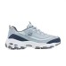 Skechers DLITES Anti-Slip Wear-Resistant Low-Top Chunky Sneakers Women's Blue Синий, 37