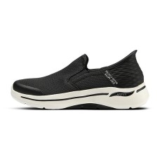 Skechers GO WALK Cushioning Breathable Low-Top Casual Shoes Men's Black Черный, 43