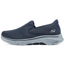 Skechers GO WALK Anti-Slip Wear-Resistant Low-Top Casual Shoes Men's Blue Синий, 42.5