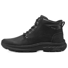 Skechers SKECHERS MENS USA Anti-Slip Wear-Resistant High-Top Casual Shoes Men's Black Черный, 41