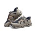 Skechers Anti-Slip Wear-Resistant Low-Top Running Shoes Men's Taupe Navy taupe navy, 39.5