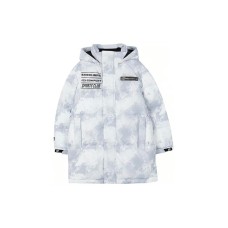 Skechers Down Jacket Haze Mist Gray Kids' Haze Mist Gray All over Print/03HT, 160