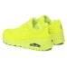 Skechers Uno Cushioning Anti-Slip And Wear-Resistant Low-Top Casual Shoes Women's Neon Yellow 36