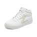 Skechers Sport Court 92 Durable Breathable Mid-Top Skateboard Shoes Women's White Белый, 37
