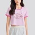 Skechers T Shirt Women's Light Pink Red Light Pink/03JG, L