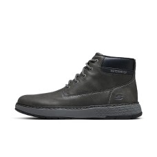 Skechers Anti-Slip Wear-Resistant Casual Shoes Men's Charcoal Gray Серый, 41.5
