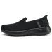 Skechers Hands Free Slip-Ins Cushioning Breathable Low-Top Casual Shoes Women's Black Черный, 38