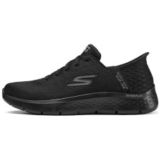 Skechers Go Walk Fle Cushioning Wear-Resistant Breathable Supportive Low-Top Casual Shoes Men's Black Черный, 41