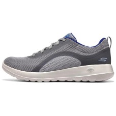 Skechers GO WALK Ma Cushioning Anti-Slip And Wear-Resistant Low-Top Casual Shoes Men's Gray White Серый Белый, 44